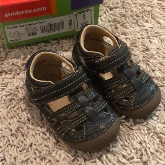 Toddler Boys/' Surprize by Stride Rite Josh Hiking Sandals Light Up Blue Sz 9